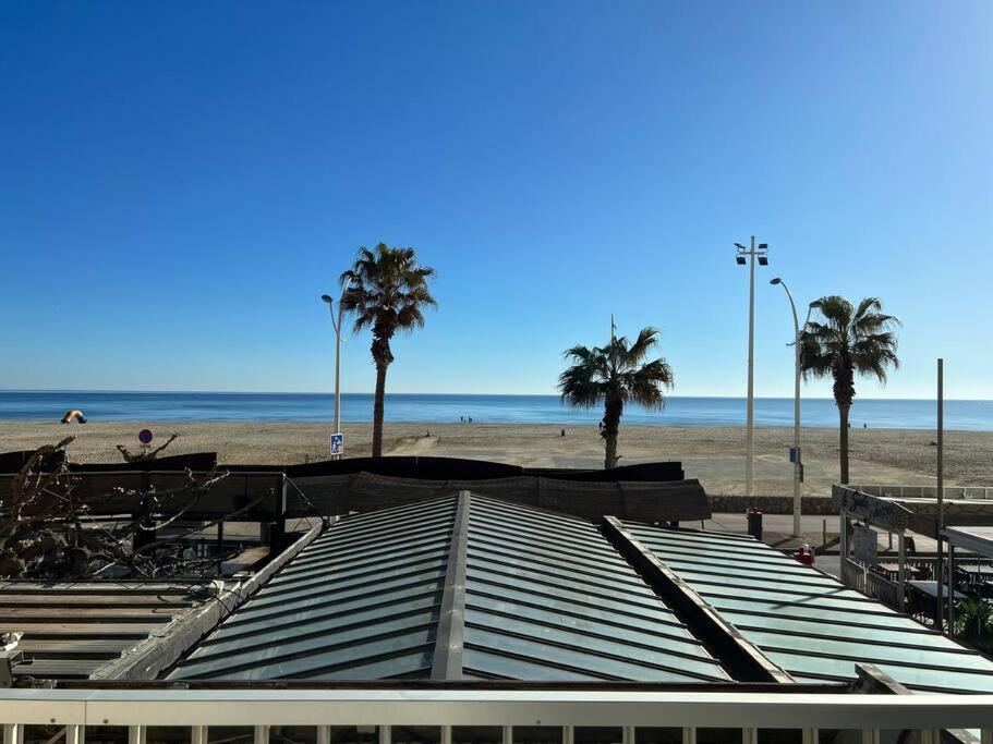 Le Carrousel - Apt Vue Mer - Plage A 10 M - Clim - Wifi Canet-en-Roussillon Buitenkant foto